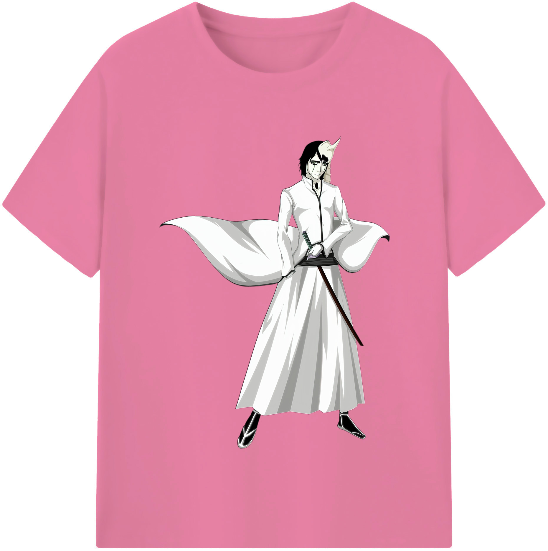 （画像用） ブリーチ ウルキオラ·シファー BLEACH Ulquiorra cifer 綿100％半袖Tシャツ（フロントプリント）